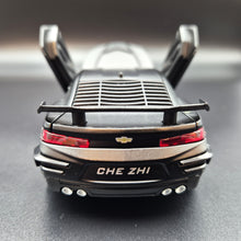 Load image into Gallery viewer, Explorafind 2020 Chevrolet Camaro ZL1 Matte Black 1:32 Die Cast Car
