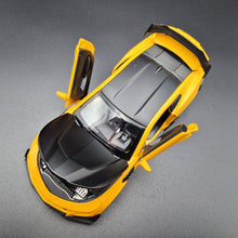 Load image into Gallery viewer, Explorafind 2020 Chevrolet Camaro ZL1 Yellow 1:32 Die Cast Car
