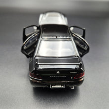 Load image into Gallery viewer, Explorafind 2007 Mitsubishi EVO IX Black 1:32 Die Cast Car
