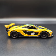 Load image into Gallery viewer, Explorafind 2016 McLaren P1 GTR Yellow 1:32 Die Cast Car
