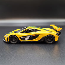 Load image into Gallery viewer, Explorafind 2016 McLaren P1 GTR Yellow 1:32 Die Cast Car
