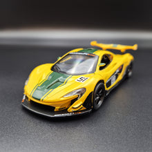 Load image into Gallery viewer, Explorafind 2016 McLaren P1 GTR Yellow 1:32 Die Cast Car
