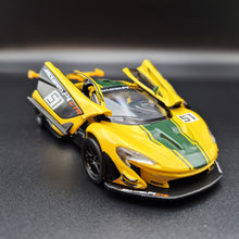 Load image into Gallery viewer, Explorafind 2016 McLaren P1 GTR Yellow 1:32 Die Cast Car
