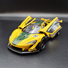 Load image into Gallery viewer, Explorafind 2016 McLaren P1 GTR Yellow 1:32 Die Cast Car
