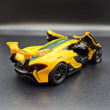 Load image into Gallery viewer, Explorafind 2016 McLaren P1 GTR Yellow 1:32 Die Cast Car
