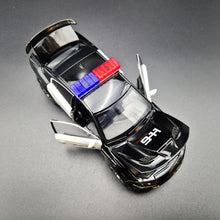 Load image into Gallery viewer, Explorafind 2023 Dodge Charger Hellcat Police Car Black 1:32 Die Cast Car
