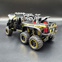 Load image into Gallery viewer, Explorafind 2023 Ford Raptor F-150 6x6 Black 1:24 Die Cast Pickup
