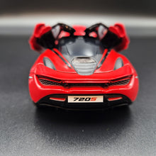 Load image into Gallery viewer, Explorafind 2023 McLaren 720S Red 1:32 Die Cast Car
