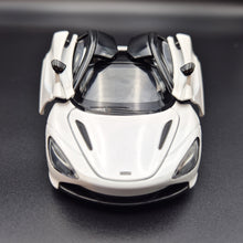 Load image into Gallery viewer, Explorafind 2023 McLaren 720S White 1:32 Die Cast Car
