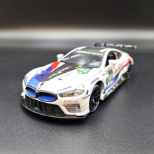 Load image into Gallery viewer, Explorafind 2018 BMW M8 GTE #82 2018-19 FIA WEC Race Car White 1:32 Die Cast Car
