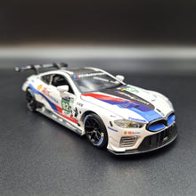 Load image into Gallery viewer, Explorafind 2018 BMW M8 GTE #82 2018-19 FIA WEC Race Car White 1:32 Die Cast Car
