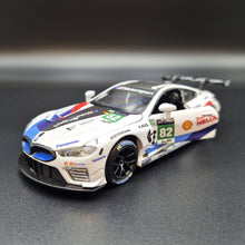 Load image into Gallery viewer, Explorafind 2018 BMW M8 GTE #82 2018-19 FIA WEC Race Car White 1:32 Die Cast Car
