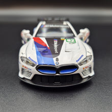 Load image into Gallery viewer, Explorafind 2018 BMW M8 GTE #82 2018-19 FIA WEC Race Car White 1:32 Die Cast Car
