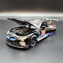 Load image into Gallery viewer, Explorafind 2021 BMW M8 GTE #25 IMSA Sports Car Championship Black 1:32 Die Cast Car
