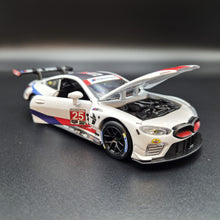 Load image into Gallery viewer, Explorafind 2021 BMW M8 GTE #25 IMSA Sports Car Championship White 1:32 Die Cast Car
