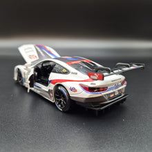 Load image into Gallery viewer, Explorafind 2021 BMW M8 GTE #25 IMSA Sports Car Championship White 1:32 Die Cast Car
