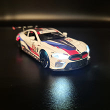 Load image into Gallery viewer, Explorafind 2021 BMW M8 GTE #25 IMSA Sports Car Championship White 1:32 Die Cast Car
