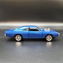 Load image into Gallery viewer, Explorafind 1969 Dodge Charger 500 Blue 1:32 Die Cast Car
