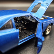 Load image into Gallery viewer, Explorafind 1969 Dodge Charger 500 Blue 1:32 Die Cast Car
