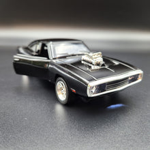 Load image into Gallery viewer, Explorafind 1969 Dodge Charger 500 Black 1:32 Die Cast Car
