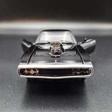 Load image into Gallery viewer, Explorafind 1969 Dodge Charger 500 Black 1:32 Die Cast Car
