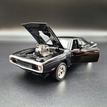 Load image into Gallery viewer, Explorafind 1969 Dodge Charger 500 Black 1:32 Die Cast Car
