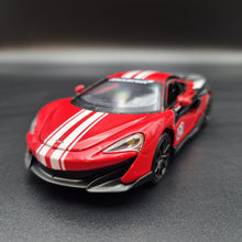 Load image into Gallery viewer, Explorafind 2022 McLaren 600LT Red 1:32 Die Cast Car
