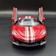 Load image into Gallery viewer, Explorafind 2022 McLaren 600LT Red 1:32 Die Cast Car
