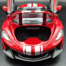 Load image into Gallery viewer, Explorafind 2022 McLaren 600LT Red 1:32 Die Cast Car
