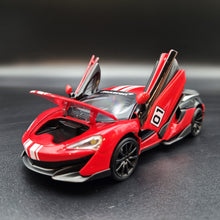 Load image into Gallery viewer, Explorafind 2022 McLaren 600LT Red 1:32 Die Cast Car
