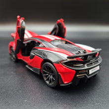 Load image into Gallery viewer, Explorafind 2022 McLaren 600LT Red 1:32 Die Cast Car
