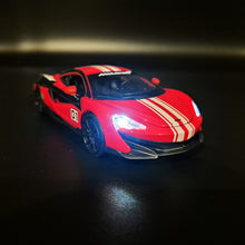 Load image into Gallery viewer, Explorafind 2022 McLaren 600LT Red 1:32 Die Cast Car
