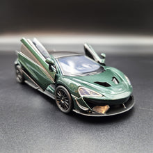 Load image into Gallery viewer, Explorafind 2019 McLaren 570S GT4 Dark Green 1:32 Die Cast Car
