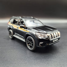 Load image into Gallery viewer, Explorafind 2020 Toyota Land Cruiser Prado Black 1:32 Die Cast Car
