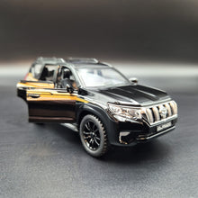 Load image into Gallery viewer, Explorafind 2020 Toyota Land Cruiser Prado Black 1:32 Die Cast Car
