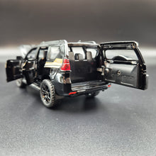 Load image into Gallery viewer, Explorafind 2020 Toyota Land Cruiser Prado Black 1:32 Die Cast Car
