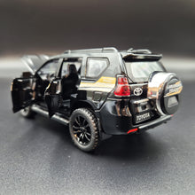 Load image into Gallery viewer, Explorafind 2020 Toyota Land Cruiser Prado Black 1:32 Die Cast Car
