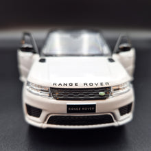 Load image into Gallery viewer, Explorafind 2022 Range Rover Sport White 1:32 Die Cast Car
