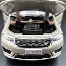 Load image into Gallery viewer, Explorafind 2022 Range Rover Sport Silver 1:32 Die Cast Car
