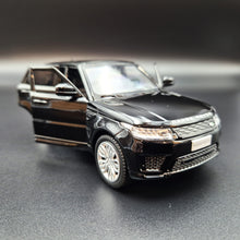 Load image into Gallery viewer, Explorafind 2022 Range Rover Sport Black 1:32 Die Cast Car
