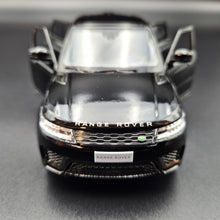 Load image into Gallery viewer, Explorafind 2022 Range Rover Sport Black 1:32 Die Cast Car
