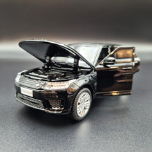 Load image into Gallery viewer, Explorafind 2022 Range Rover Sport Black 1:32 Die Cast Car
