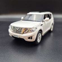 Load image into Gallery viewer, Explorafind 2023 Nissan Patrol Y62 White 1:32 Die Cast Car
