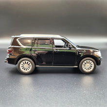 Load image into Gallery viewer, Explorafind 2023 Nissan Patrol Y62 Black 1:32 Die Cast Car
