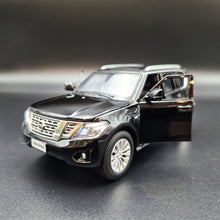 Load image into Gallery viewer, Explorafind 2023 Nissan Patrol Y62 Black 1:32 Die Cast Car
