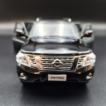 Load image into Gallery viewer, Explorafind 2023 Nissan Patrol Y62 Black 1:32 Die Cast Car
