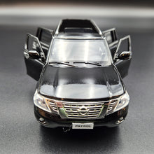 Load image into Gallery viewer, Explorafind 2023 Nissan Patrol Y62 Black 1:32 Die Cast Car
