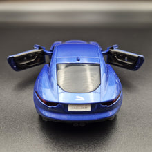 Load image into Gallery viewer, Explorafind 2022 Jaguar F-Type Blue 1:36 Die Cast Car
