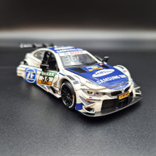 Load image into Gallery viewer, Explorafind 2019 BMW M4 DTM Touring Car White/Blue 1:32 Die Cast Car - Martin Tomczyk
