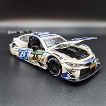 Load image into Gallery viewer, Explorafind 2019 BMW M4 DTM Touring Car White/Blue 1:32 Die Cast Car - Martin Tomczyk
